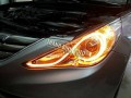 Độ đèn Hyundai Sonata độ LED khối silicon hai chế độ