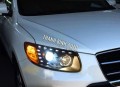 Đèn pha độ nguyên bộ cả vỏ xe HYUNDAI SANTAFE 2012
