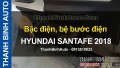 Video Bậc điện, bệ bước điện HYUNDAI SANTAFE 2018