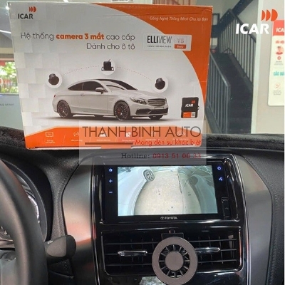 Camera 3 mắt Elliview Y5 Basic cho xe Toyota Vios