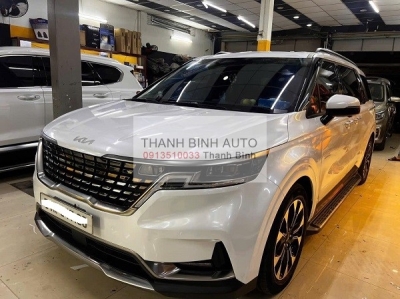 Wrap đổi sang màu trắng ngọc trai cho xe KIA CARNIVAL