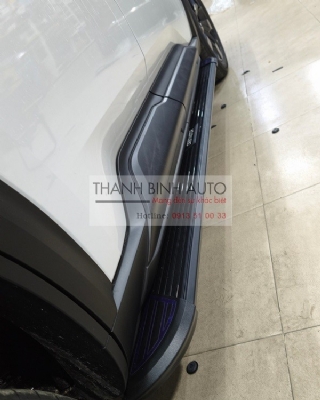 Bậc lên xuống, bệ bước mẫu full đen cho xe Mitsubishi Destinator