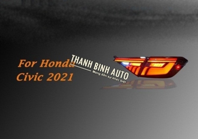 Bộ đèn hậu led nguyên bộ cho xe HONDA CIVIC 2021+