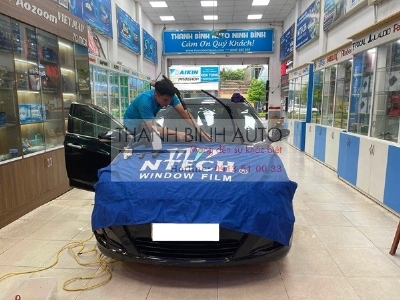 Dán phim Ntech Hàn quốc cho xe Hyundai Accent 2014