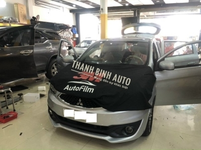 Dán phim cách nhiệt 3M Mỹ cho xe Mitsubishi Mirage