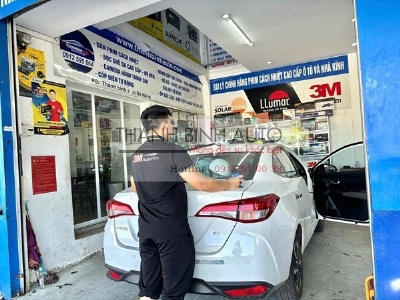 Dán phim cách nhiệt 3M Mỹ cho xe Toyota Vios
