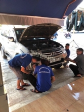 Độ đèn xe Pajero Sport tại ThanhBinhAuto