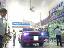 Độ đèn xe RANGER 2018, lắp Bi Domax siêu sáng