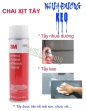 3M Dung dịch vệ sinh tẩy keo, nhựa đường