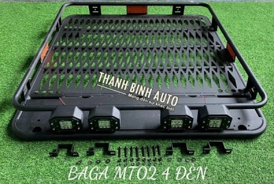 Giá nóc MT02 4 đèn cho xe hơi