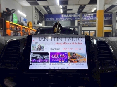 Màn Android, Vietmap Live, Cam lùi AHD cho xe FORTUNER 2015