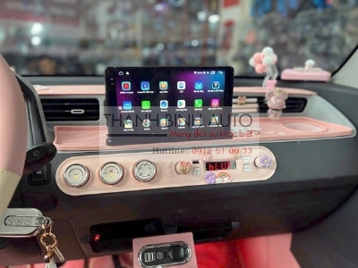 Màn hình Android, sàn da, phim 3M, led nội thất cho xe Wuling