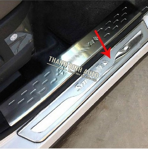 Ốp bậc cửa trong ngoài Hyundai Santa Fe 2013+