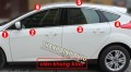 Nẹp chân kính, viền cong kính cho nhiều loại xe