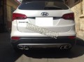 Độ pô kép HYUNDAI SANTAFE 2016 mẫu GS