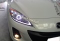 Độ đèn pha Led cho Mazda 3