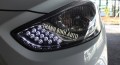 Hyundai Accent lắp LED module đèn pha hai chế độ