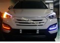 Độ đèn LED cản trước HYUNDAI SAN TAFE 2015