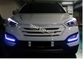 Độ đèn LED cản trước HYUNDAI SAN TAFE 2015