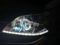 Độ đèn Toyota Innova 2013-2016 độ bi Q5 OEM Led hạt thủy tinh
