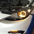 MAZDA 3 độ enro và Led gầm mẫu chữ L