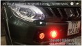 Video Độ đèn MITSUBISHI TRITON độ 6 bi led