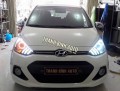 Độ đèn Hyundai I10 độ bi xenon và led khối mẫu Mustang