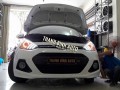 Độ đèn Hyundai I10 độ bi xenon và led khối mẫu Mustang