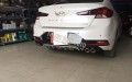 Lip pô, lippo, lip chia đôi pô xe Hyundai Elantra 2019 2020 m2