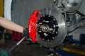 Phanh hiệu năng cao TEI Racing 4 piston gắn cho Hyundai Elantra