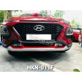 Ốp cản, cản ốp viền chỉ đỏ xe Hyundai Kona 2020 2021