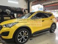 Wrap đổi màu vàng Hornet Yellow cho xe SANTAFE