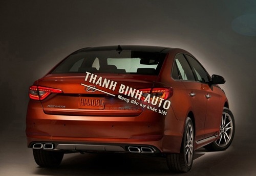 Lip sau chia đôi bô kết hợp ống xả SONATA 2015