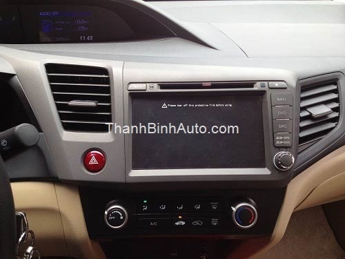 MÀN HÌNH THEO XE HONDA CIVIC 2012, DVD kovan KT-2012 G