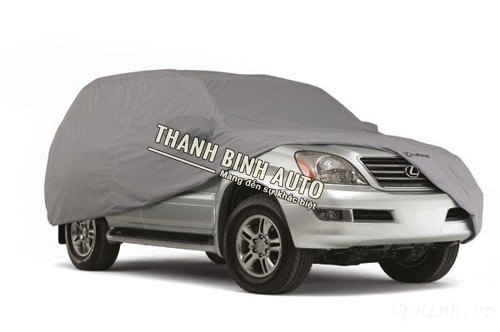 Bạt phủ xe ô tô 7 chỗ chất liệu vải phản quang chống thấm cao cấp