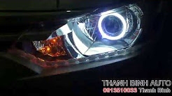 Video TOYOTA ViOS độ bi TESLA vòng enro và led hạt aozoom ThanhBinhAuto