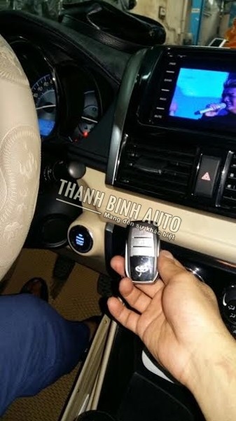 Độ Start Stop cắm giắc có mặt dưỡng cho Vios 2016