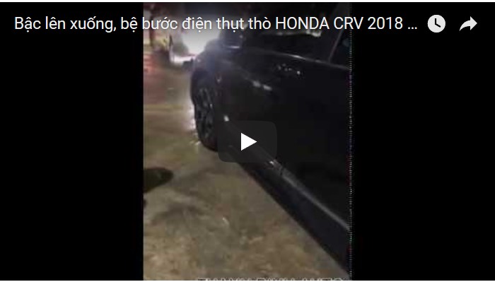 Video Bậc lên xuống, bệ bước điện thụt thò HONDA CRV 2018 - ThanhBinhAuto