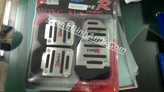 Ốp chân côn phanh, ốp chân ga phanh, ốp pedal xe hơi
