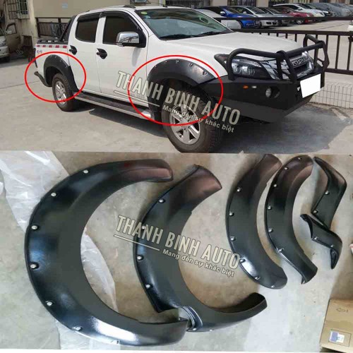 Ốp cua lốp có đinh ISUZU D-MAX 2014+