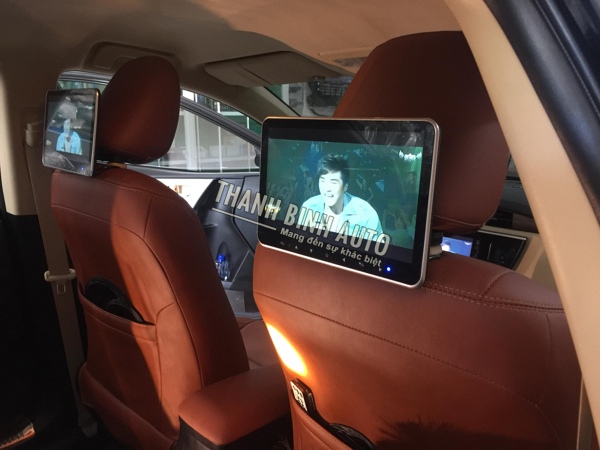 Màn hình 10 inchs ốp sau gối đầu TOYOTA ALTIS 2018