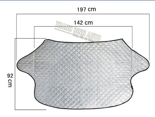 Chắn nắng 3D cho kính lái ô tô xe hơi