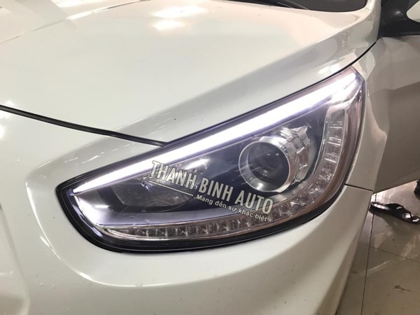 Độ đèn HYUNDAI ACCENT độ xenon và led mý khối