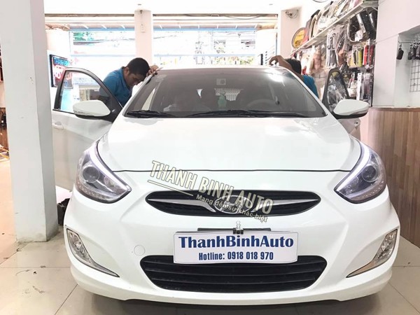 Độ đèn HYUNDAI ACCENT độ xenon và led mý khối