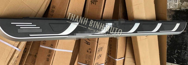 Bậc lên xuống, bệ bước PEUGEOT 3008 2018 kẻ sọc trắng bản to