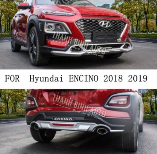 Ốp cản, cản ốp trước sau HYUNDAI KONA 2018