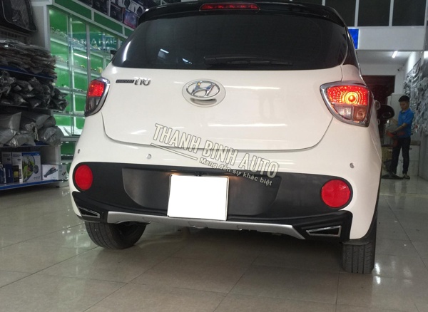 Lip pô, lippo, lip sau Hyundai i10 Grand 2018