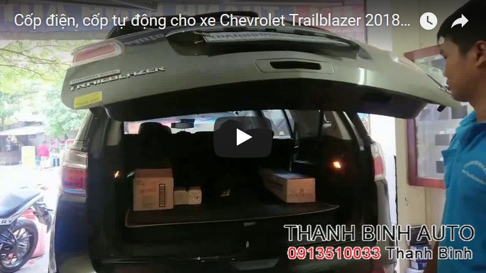 Video Cốp điện, cốp tự động cho xe Chevrolet Trailblazer 2018