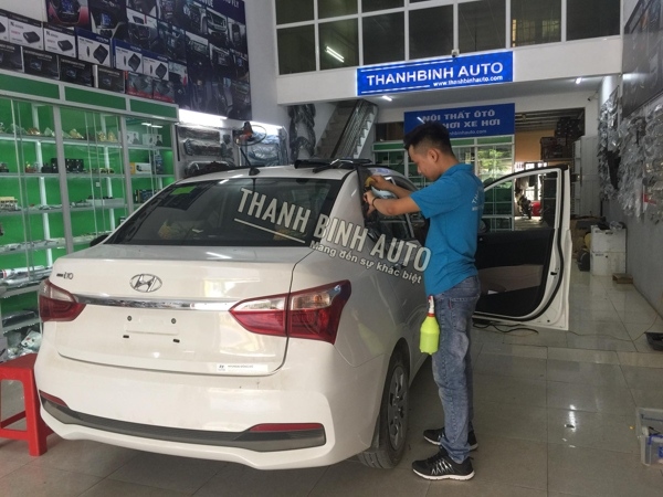 Dán kính, dán phim cách nhiệt Hyundai i10 SD 2019