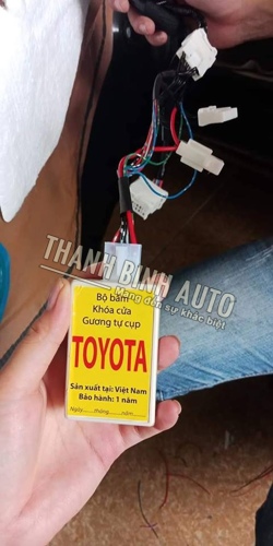 Bộ khóa cửa gập gương tự động, hàng cắm jack